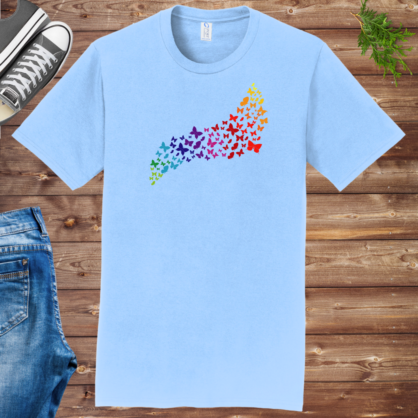 Butterfly Rainbow Unisex Tee