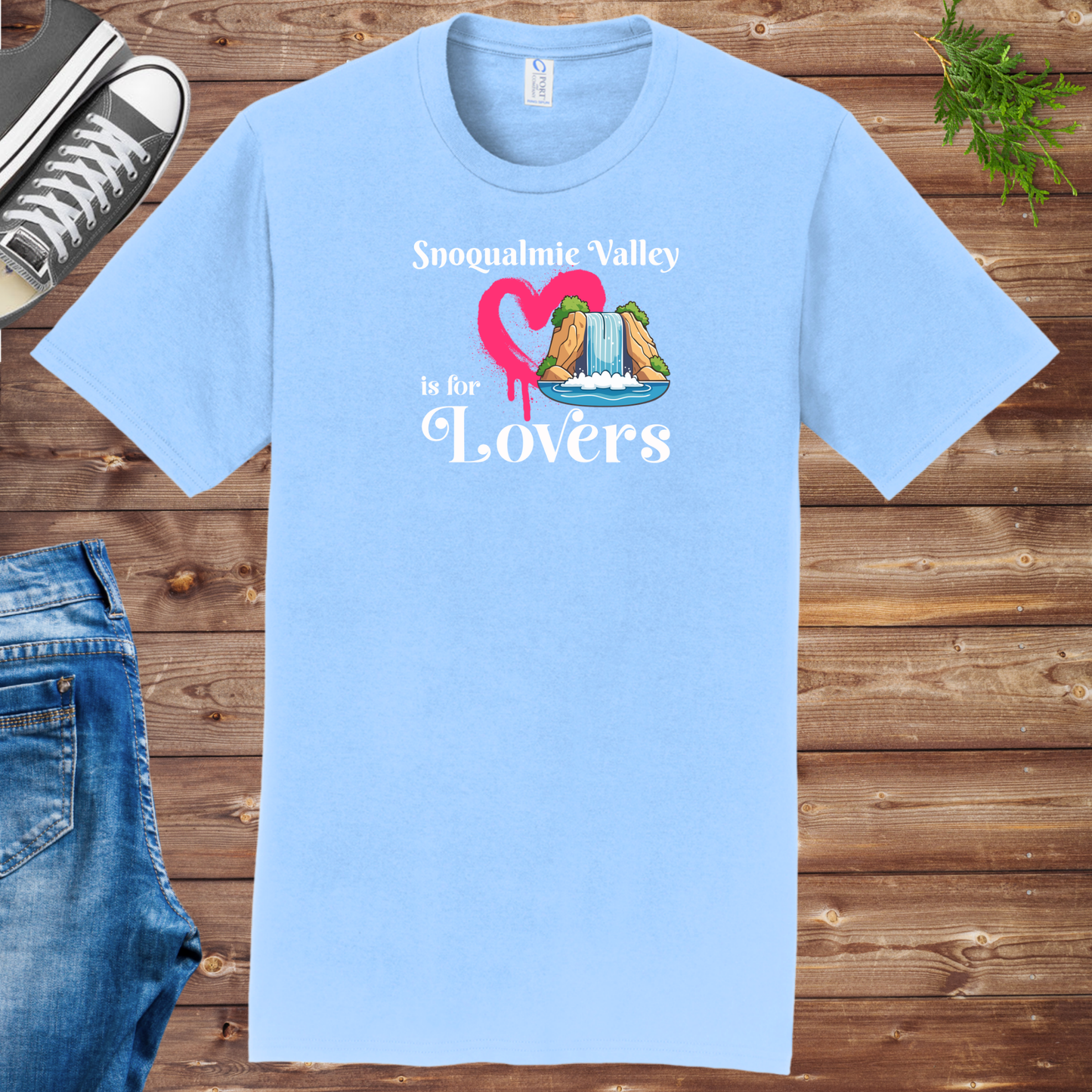 Snoqualmie Valley is For Lovers Unisex Tee