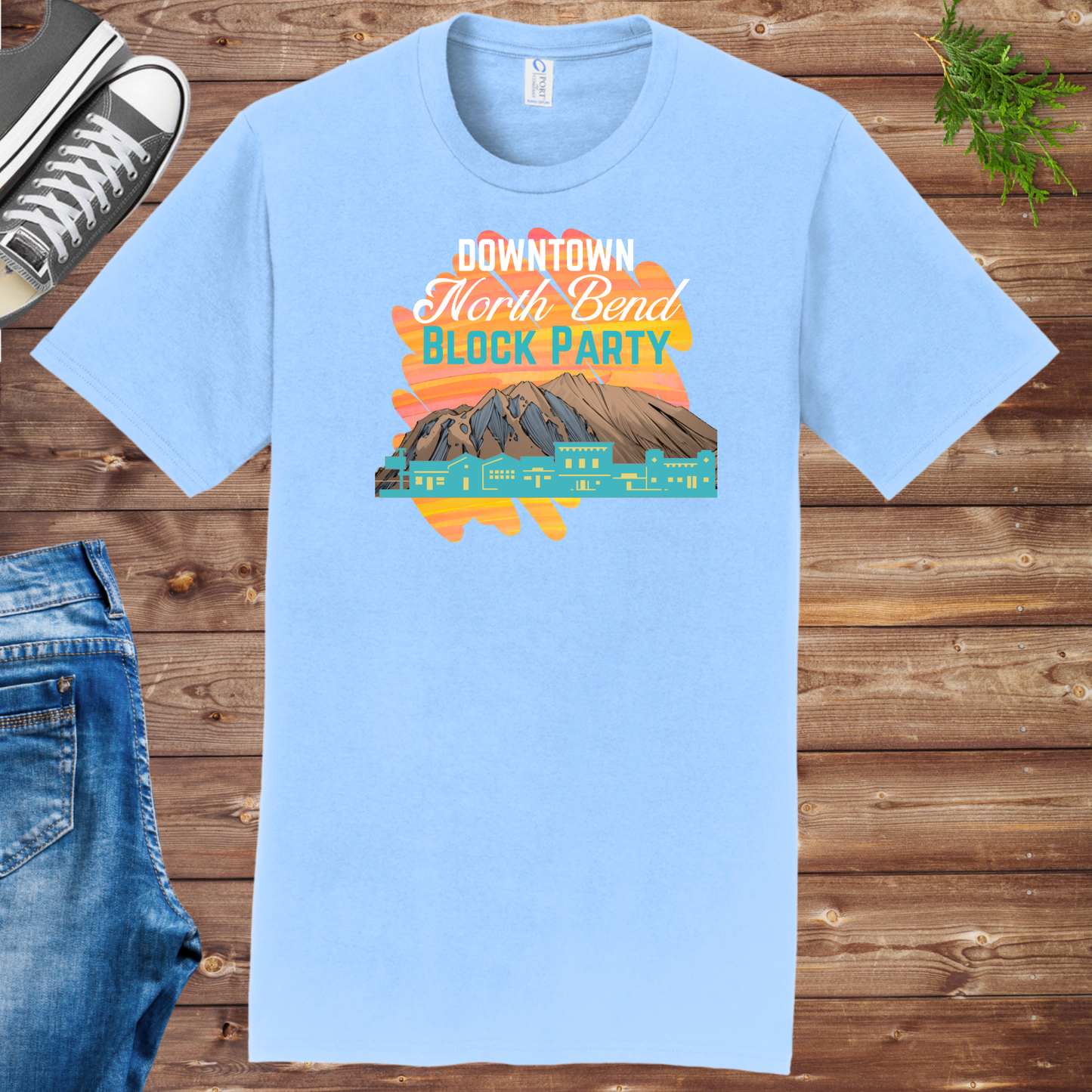 Downtown North Bend Block Party Unisex Tee