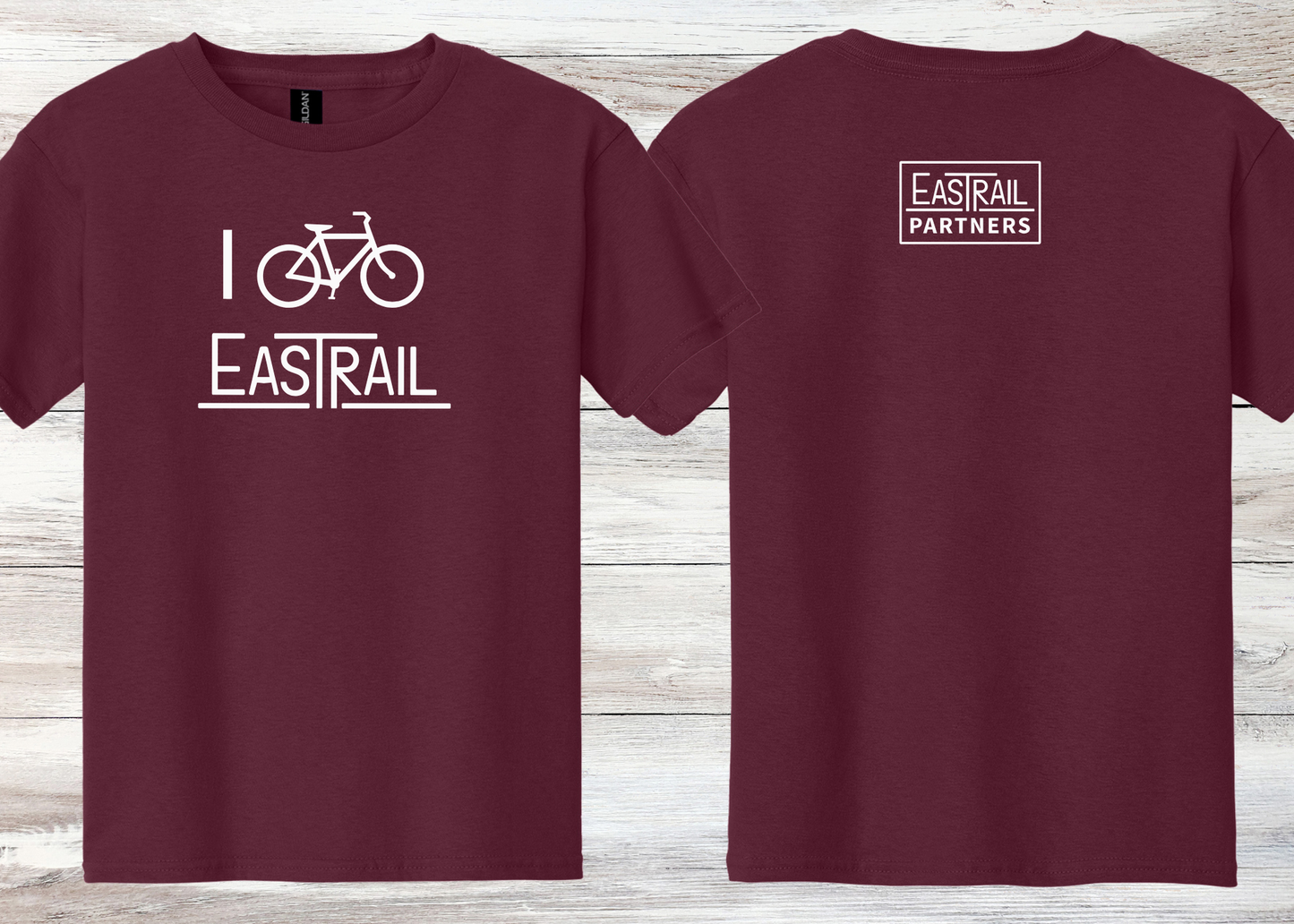 I Bike EasTrail Youth Tee
