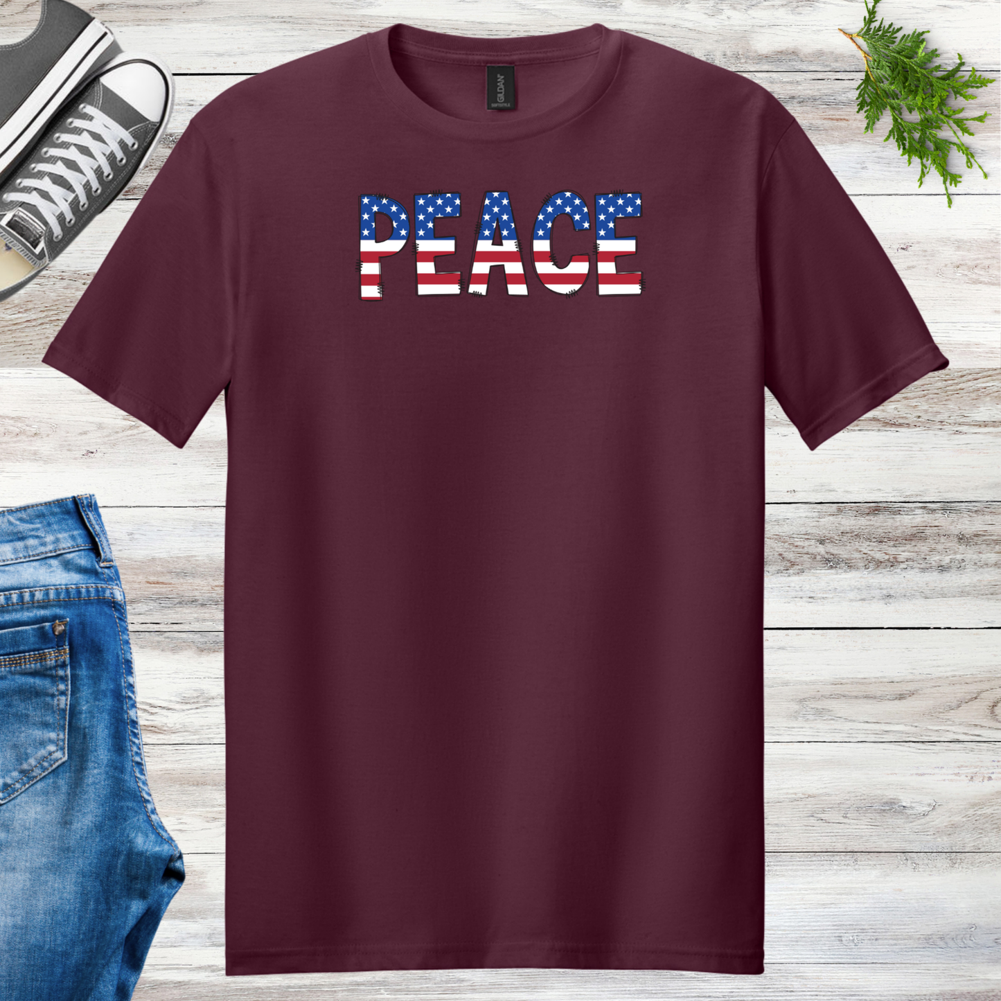 Peace Stars & Stripes Unisex Tee
