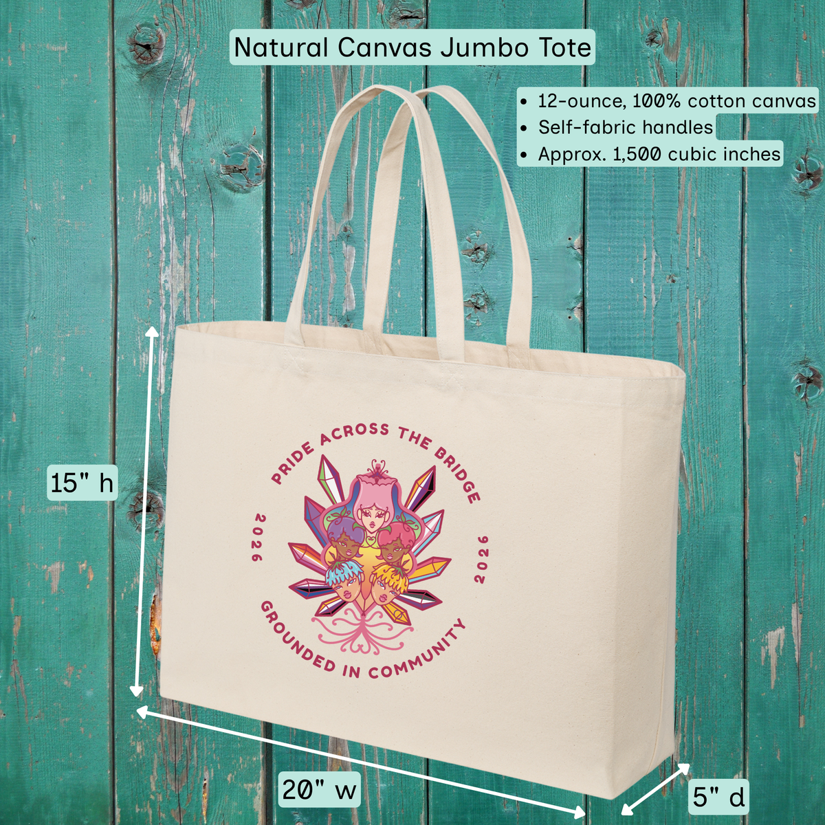 Grounded in Community PAB Totes