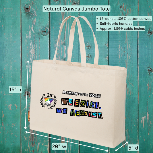 We Exist We Persist Tote Capital City Pride