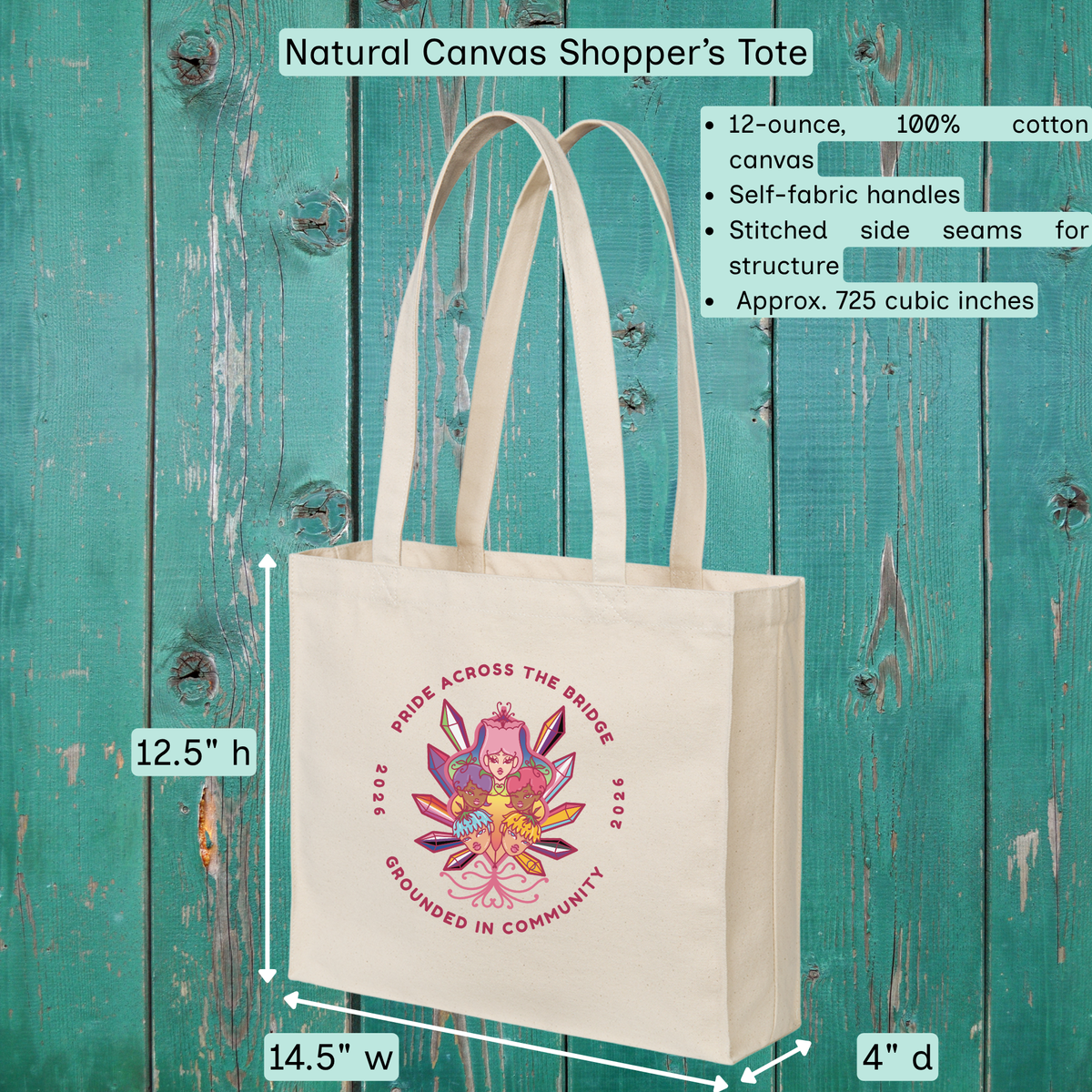 Grounded in Community PAB Totes
