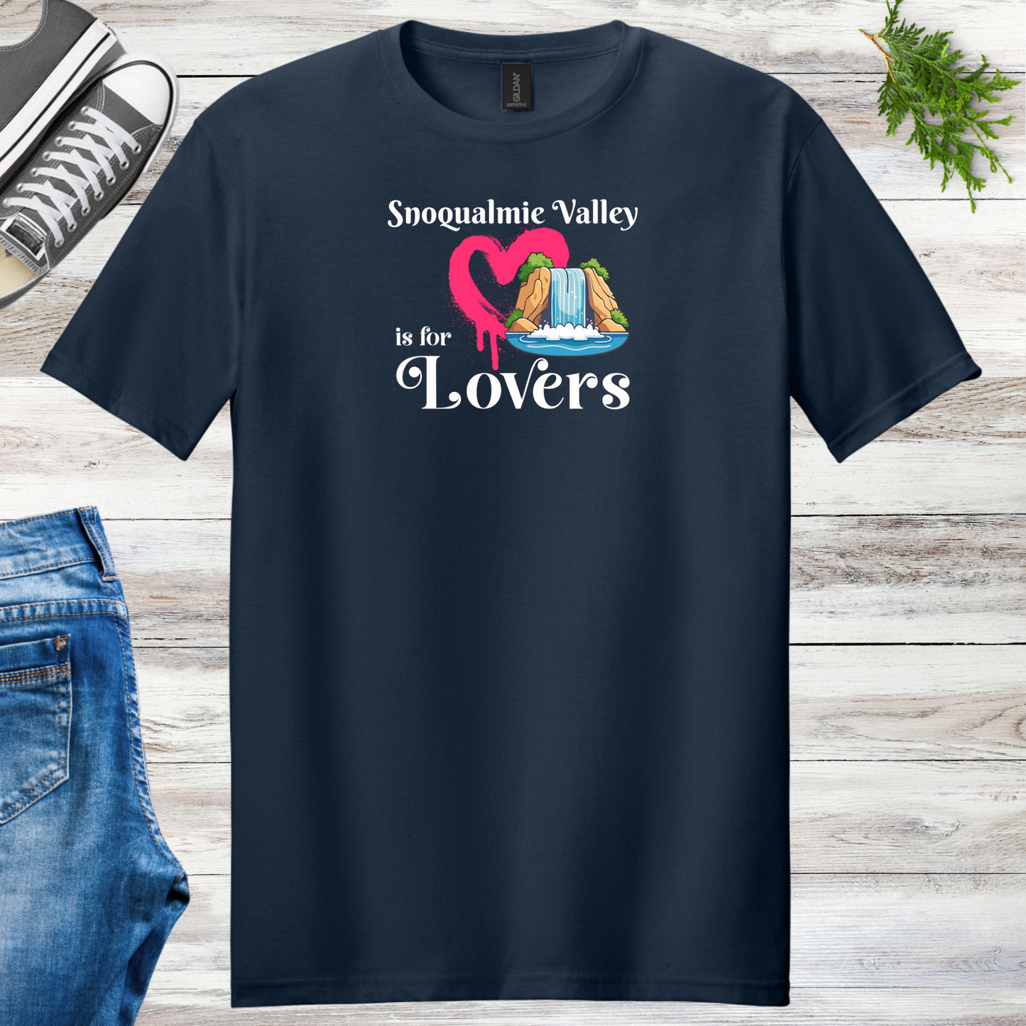 Snoqualmie Valley is For Lovers Unisex Tee