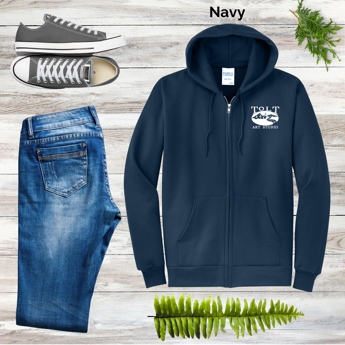 Tolt Art Studio Unisex Full Zip Hoodies