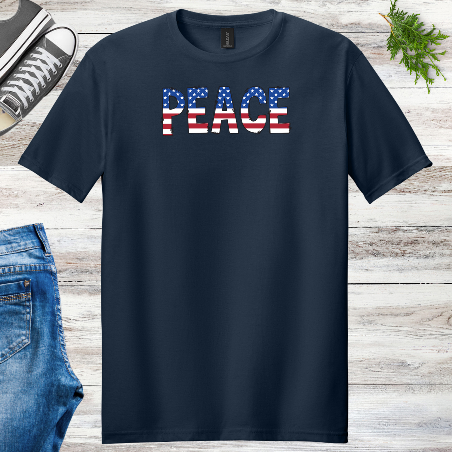 Peace Stars & Stripes Unisex Tee