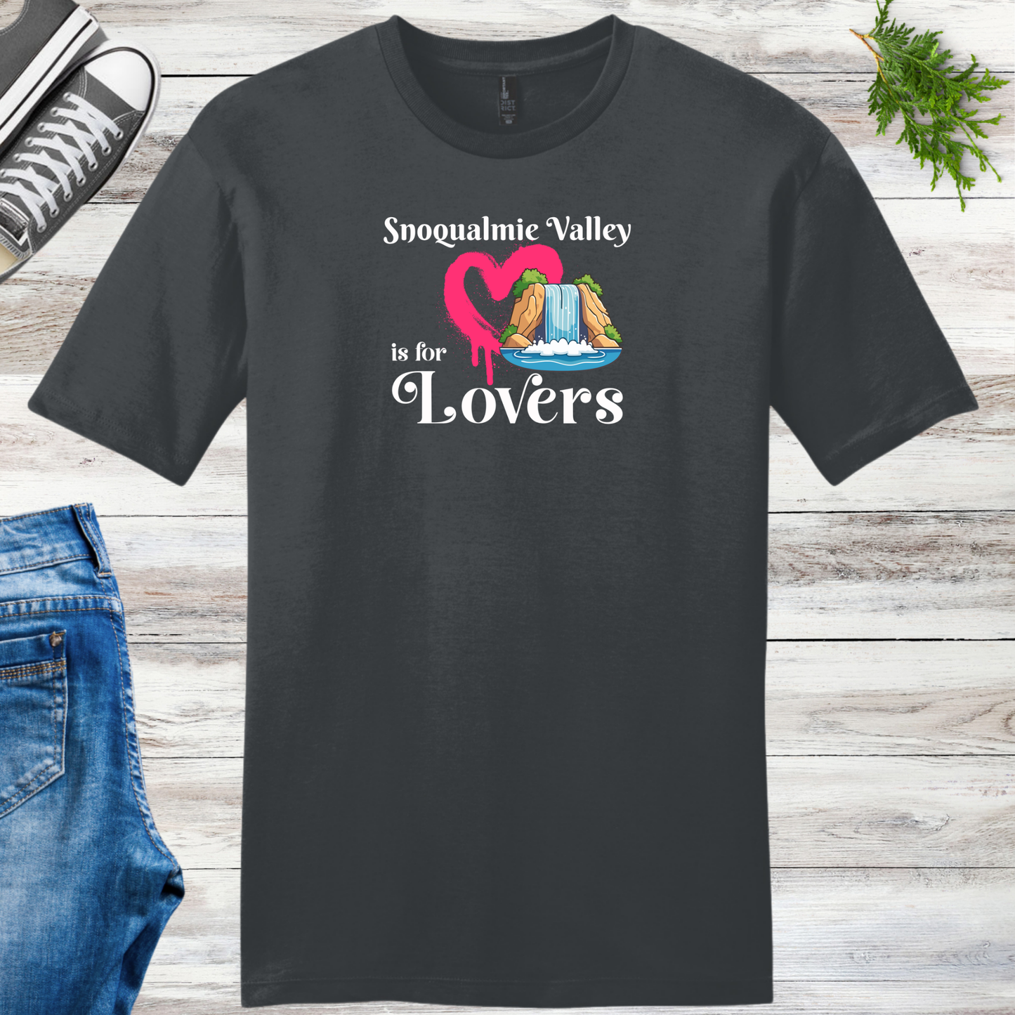 Snoqualmie Valley is For Lovers Unisex Tee