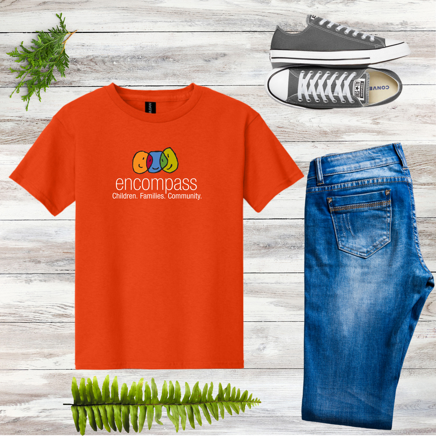 Encompass Youth Crewneck Tee