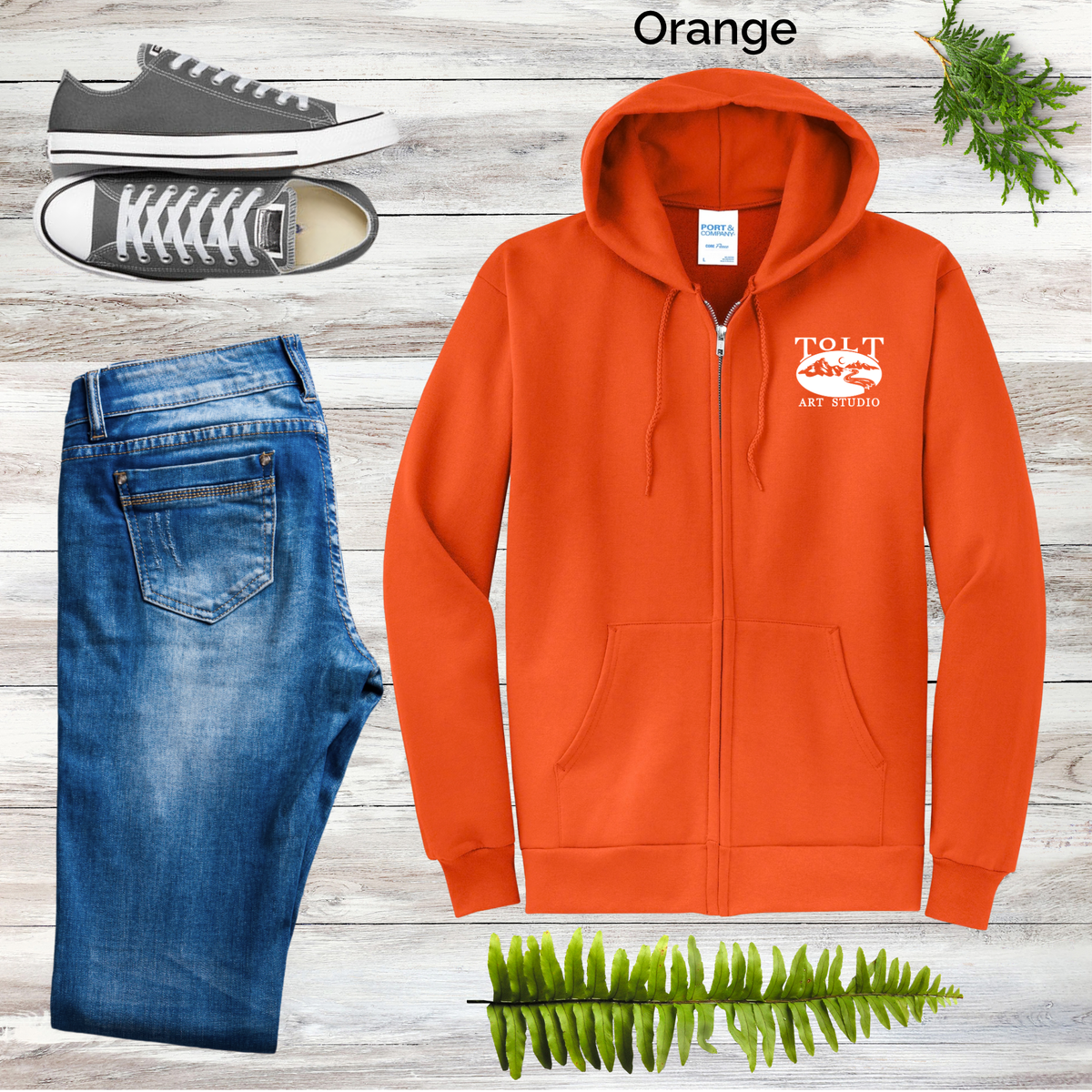 Tolt Art Studio Unisex Full Zip Hoodies