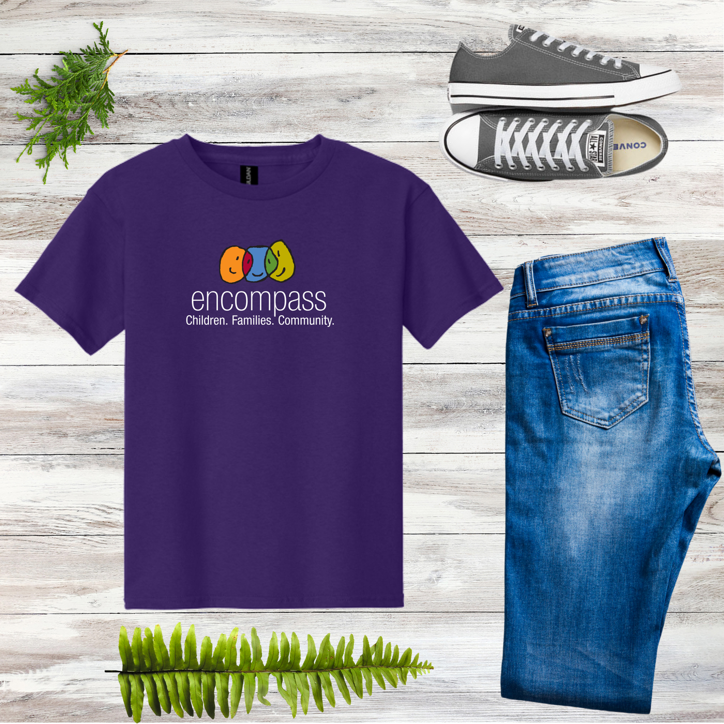 Encompass Youth Crewneck Tee