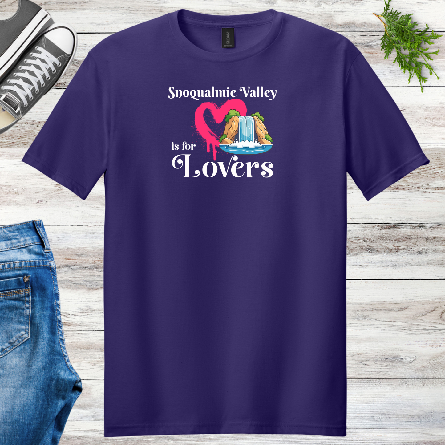 Snoqualmie Valley is For Lovers Unisex Tee