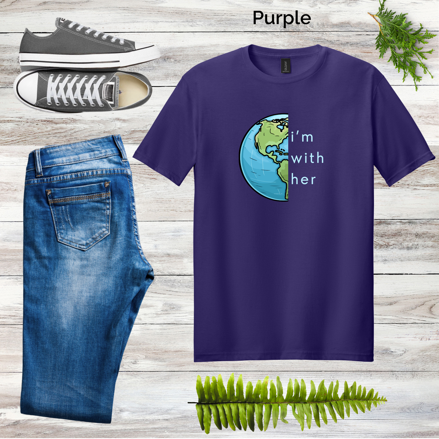 With Her Unisex Tee