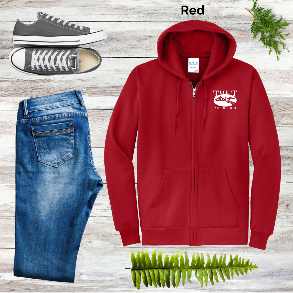 Tolt Art Studio Unisex Full Zip Hoodies