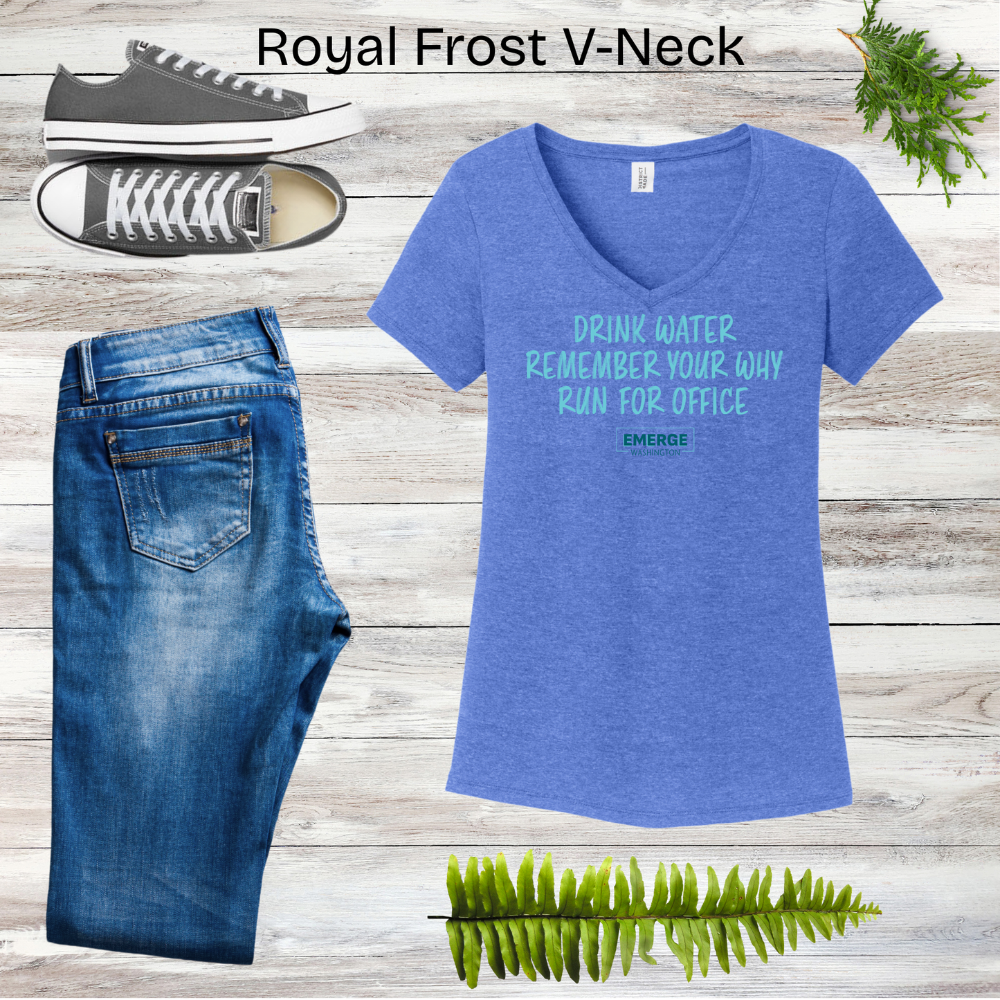 Self Care Emerge WA Women's V-neck