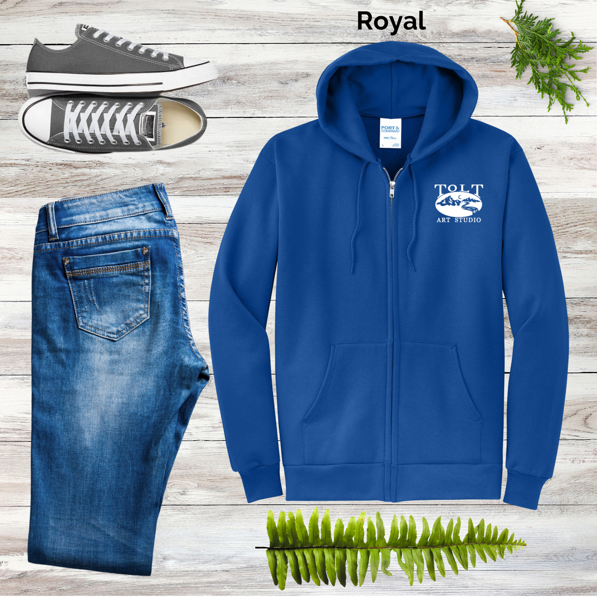 Tolt Art Studio Unisex Full Zip Hoodies