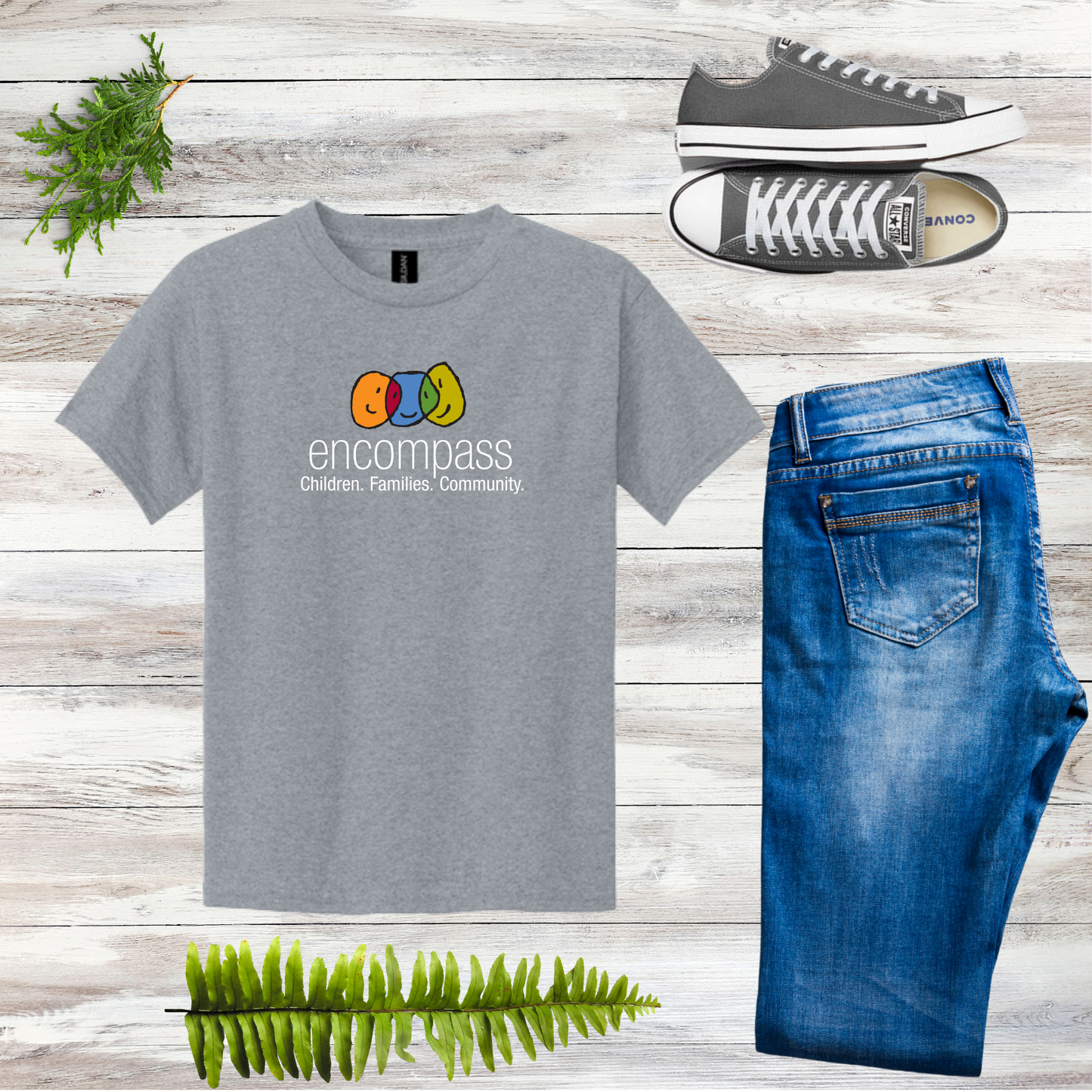 Encompass Youth Crewneck Tee