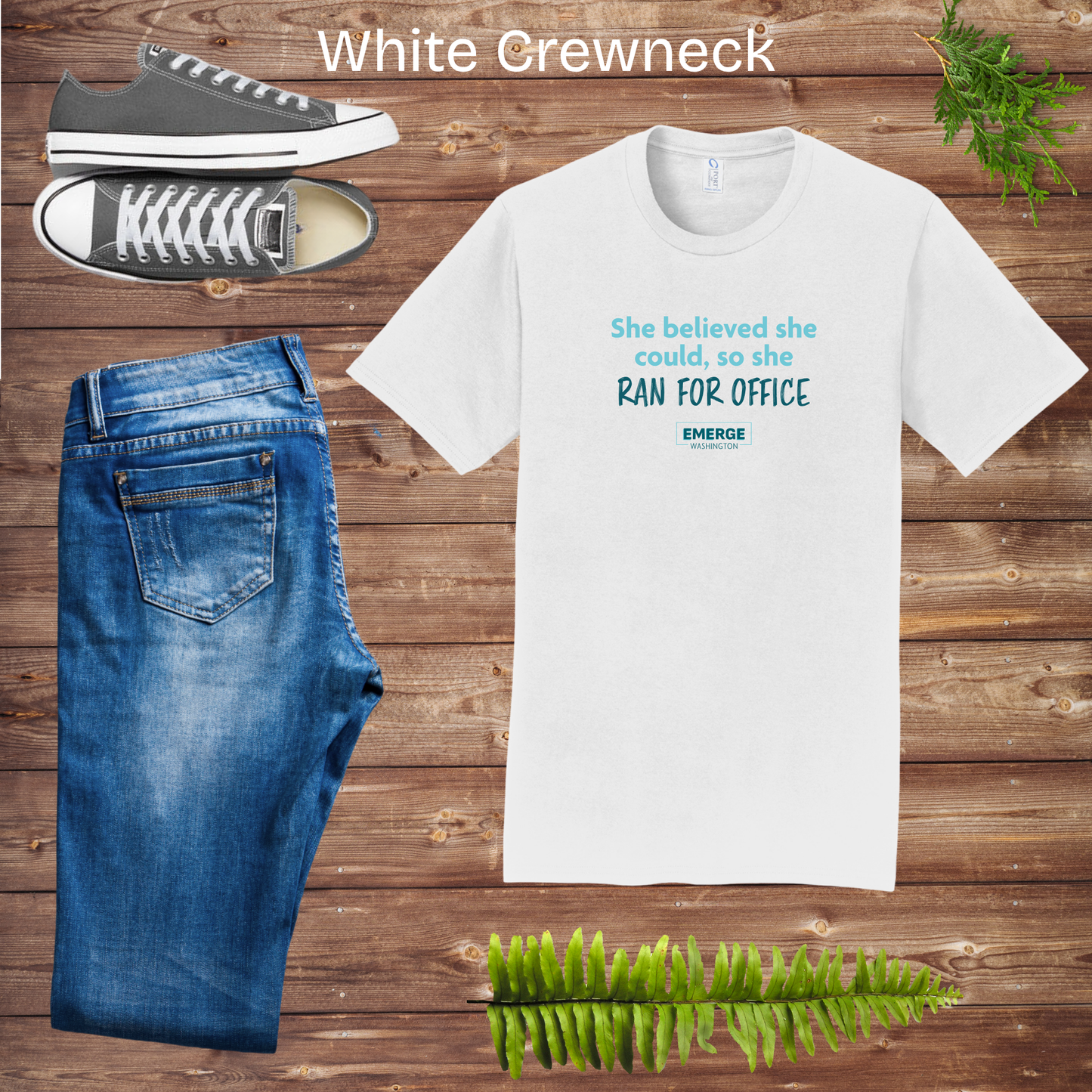 She Believed Unisex Crewneck Emerge WA