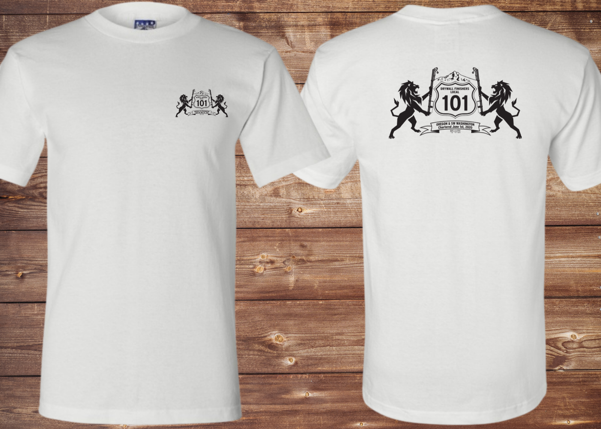 Drywall Finishers Local Union #101 Bayside Union Made T-shirt 2905
