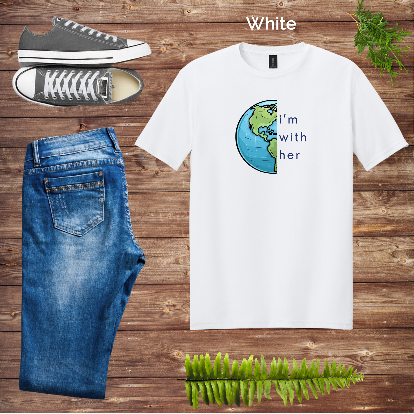 With Her Unisex Tee