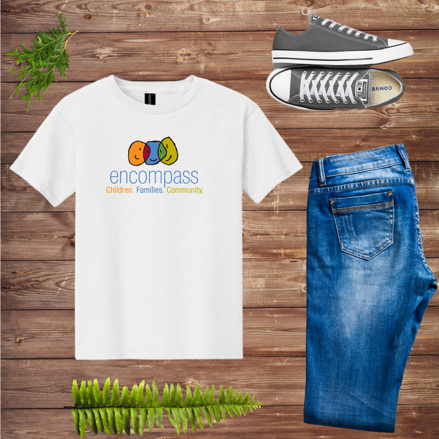 Encompass Youth Crewneck Tee