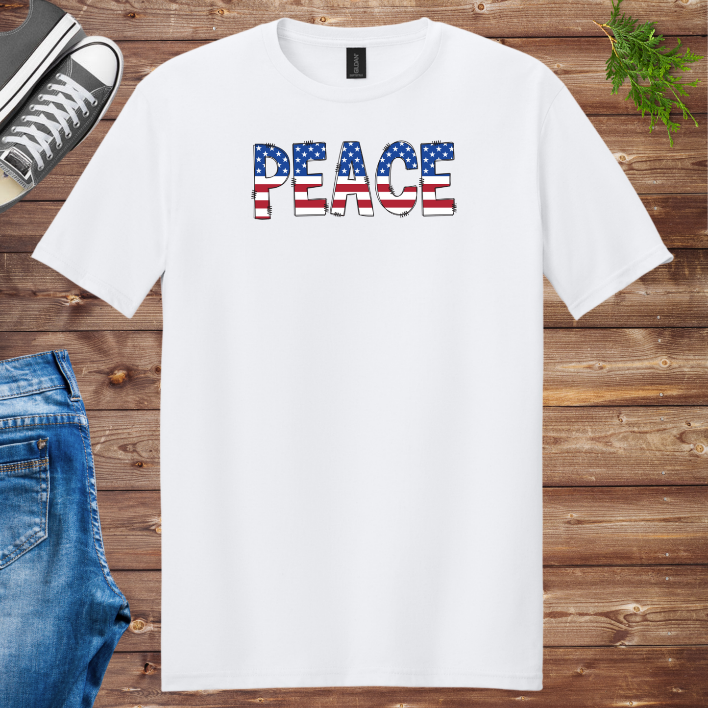 Peace Stars & Stripes Unisex Tee